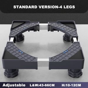 NestNest Home|Movable Washing Machine Base Adjustable Refrigerator Stand Rack Heavy Duty Stand Load 500kg