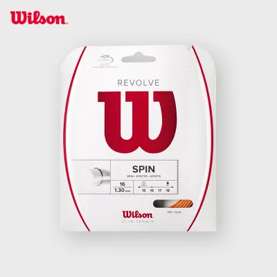 Wilson REVOLVE16 Poly Spin Tennis String Orange - WRZ946200