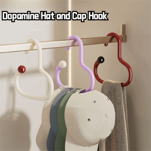 GEMMA 6Pcs  Round Scarf Tie Hanger Anti Slip Plastic Circle Ring Hat Hanger Simple Non-Marking Clothes Hanger for Home