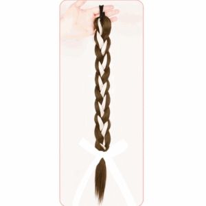 Tóc Giả Tết Dễ Thương Thắt Ruy Băng Trắng Tóc Giả Phong Cách Y2K QiQiShop