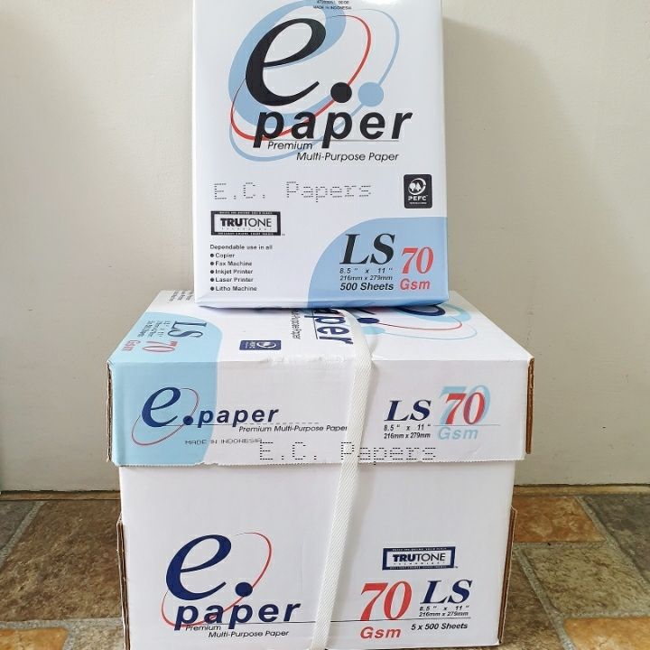 SHORT BOND PAPER LETTER / LONG BOND PAPER F4 / A4 -BOND PAPER 70 GSM ...