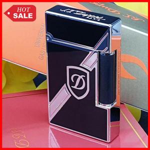 Hộp Quẹt Bật Lửa Dupont D141T Họa Tiết Kẻ Chéo Khắc Hình Chữ D Đẹp Độc Lạ - Dùng Gas Đá Cao Cấp