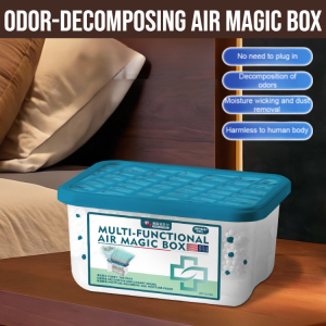 Moisture-Absorbing Dust-Removing Odor-Decomposing Air Magic Box Non-Toxic And Safe Air Freshener Indoor Air Purifier Smoke Odor Eliminator