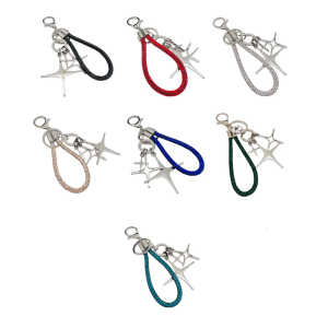 Phong cách sao Keychain trang trí với thạch mạnh mẽ Dây Aloy cho thiết kế thanh lịch trong các mặt hàng sử dụng thường nhật của bạn