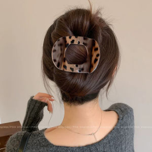 New trendy styles new large duckbill clip leopard print hair clip Womens hair accessories