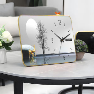Clock Mute Desktop Clock Living Room Home Table Clock Bedroom New Creative Clocks Chinese Style DecorationFast shipping