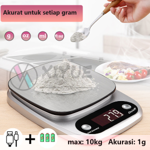 Timbangan Dapur Timbangan Dapur Elektronik / Timbangan Baja Tahan Karat Rumah Tangga Mini