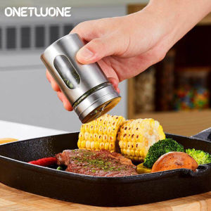 Onetwone gia vị inox gia vị lưu trữ hộp chai gia vị Lọ Rắc Muối Tiêu lọ tổ chức nấu ăn BBQ các loại thảo mộc container