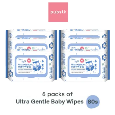 [Exp 01/29] BZU BZU Bundle Deal - Ultra Gentle Fragrance-Free Baby Wet Wipes 6 x 80s