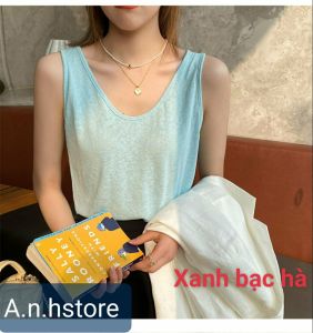 Áo thun ba lỗ nữ chất xược cotton thời trang