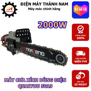 Máy Cưa Xích Dùng Điện QUAIYOU QY5017 - Hàng Nội Địa Cao Cấp - Công Suất 1800W - Bảo Hành 6 Tháng