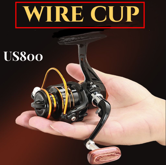 Msia Stock》800 Mini Spinning Fishing Reel Metal Coil Spool 10KG Max Drag  Power Ice Lure Saltwater Freshwater Small Fishing Wheel