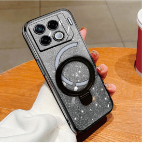 Casing Magsafe Infinix GT 20 Pro GT 30 Pro Luxury Gliter Premium TPU Ring Magnetic Soft Case