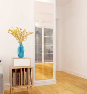 4Pcs Set Full-length Mirror Wardrobe Mirror Bathroom Mirror Dormitory Makeup Mirror Splicing Wall Hanging Entrance Mirror