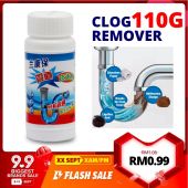 110g Powerful Dredge Clog Remover Drain Pipe Basin Cleaner Clogged Drainage Remover Powder Toilet Kitchen Sink (DT-50)