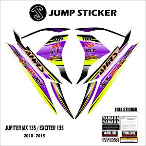 Stiker striping jupiter mx new 135 grafis variasi 047