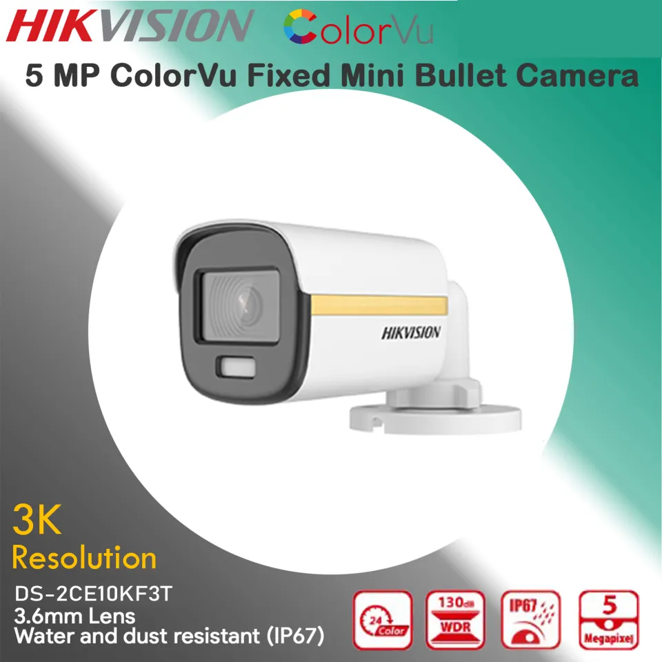 Hikvision CCTV Camera ColorVu 5MP Fixed Mini Bullet Camera Analog