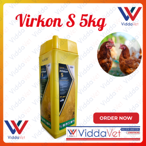 Viddavet 5kg VIRKON S canister disinfectant Virkon solution Virkon-S Virkon Virucidal for piggery farms poultry clinic