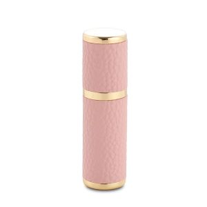 COOLSOOL 5ml Spray Refillable Leather Empty Cosmetic Containers Portable Fine Mist Spray Bottle Cosmetic