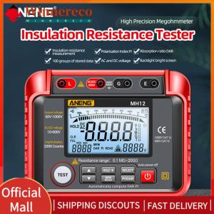 【winnereco】MH12 Digital Ground Resistance Meter High Voltage Voltmeter Meter Accurate Megohm Meter for Resistance Measurement