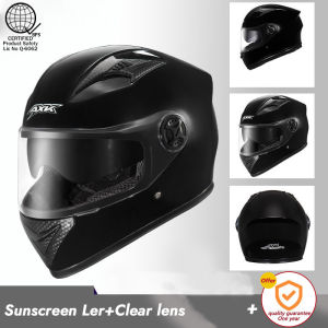 AXK Helmet motorcycle full face With ICC sticker road helmet HD anti-fog helmet