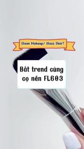 Cọ đầu dẹt quét kem nền tán nền JONBOS màu trắng bạc hình vuông dễ sử dụng