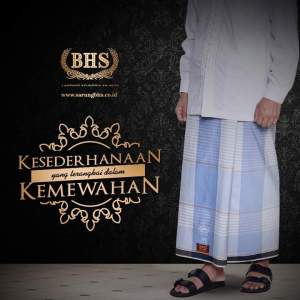 Sarung Mustamin Motif BHS: Sarung Pria Songket Timbul Murah