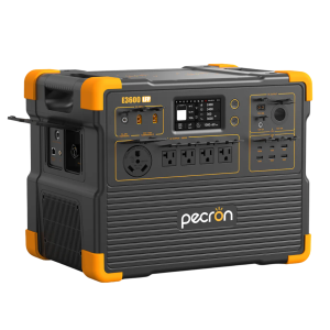 Pecron E3600LFP Portable Power Station Expandability up to 11264Wh 3600W Output 3072Wh LiFePO4 Battery Fast AC Charging for Home Backup RV and Power Tools