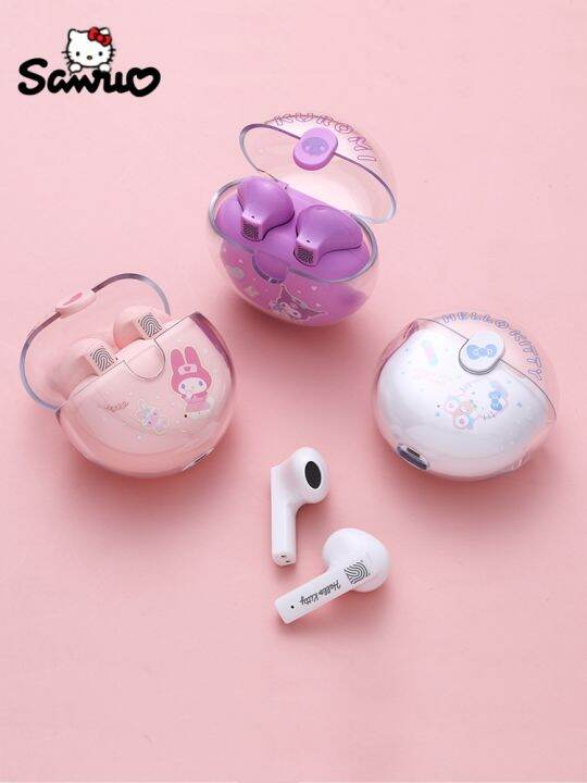 【DT】hot！ Kuromi Earphones Sanrio Gifts Cinnamoroll Music Headphones ...