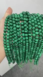 Natural MalachiteLoose Round Beads 8.3mm-8.5mm/10mm-10.3mm