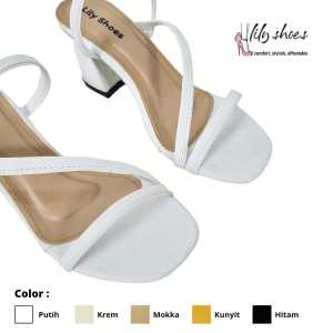 LILY SHOES - Regina Sandal Sepatu Big / Chunky Heels Wanita Casual Kerja Pesta