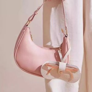 THANKSKY Di động Túi đựng kính bằng da PU Chó Mèo Túi đựng kính râm và kính mắt Thời trang Có dây đeo Túi đựng kính râm Nữ