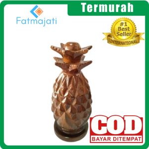 FATMAJATI Toples Nanas Dari Bahan Kayu Jati Modern Minimalis Clasic
