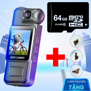 Camera Hành Trình 4K-60fps có màng hình HD sắc nét - Camera Mini cầm tay chống rυng có wifi - Camera xe máy - xe đạp