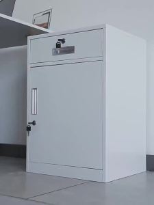 Low Cabinet Bedside Table with Lock Household Locker Printer Cabinet under Table Movable Cabinet with Chest of Drawer Iron File Cabinet
