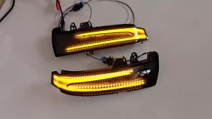 The sequential turn signal lights for the rearview mirror are suitable for-Benz vehicles A Level W176 B Level W246 E Level W212 C Level W204 CLA Level