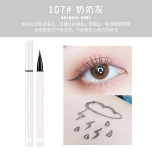 Xixi Eyeliner Pen Waterproof Fast Dry Smooth Liquid Matte Brown Black Long Lasting Smudge Proof New Y04