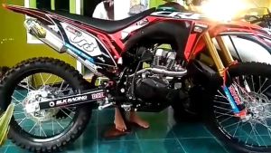 Knalpot KLX Norifumi Roket 4 Leher Sanblas & Aksesoris Motor KLX
