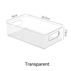Acrylic U-shaped Stackable Desk Organizer Desktop File Tray Transparent Stackable A4 Document Paper Organizer Large Capacity Stationery Book Storage Rack 32.5*25*7.5cm & 26.5*33*7.5cm