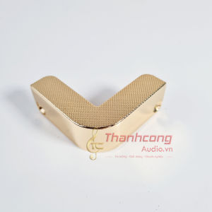 Góc loa góc bảo vệ loa chất liệu hợp kim kẽm mạ Crome cao cấp - Ke loa ke bảo vệ loa