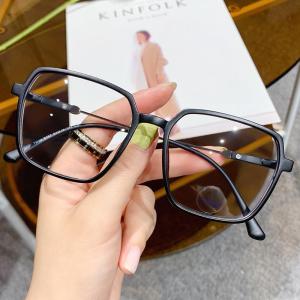 JN IMPRESSION Fashion Anti-radiation Glasses for Women Square Frame TR90 Material Computer Phone Glasses