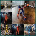 Action Figure Titan 13 Nova 13 3D Printed Multi Jointed Movable Poseable Collectible Toy Display. 
