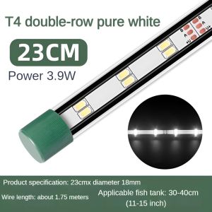 Aquarium Light Pure White Energy Saving LED Waterproof Fish Tank Lamp T4/T8 High Brightness