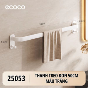 Kệ treo dép ECOCO nhôm tĩnh điện không hoen gỉ thế hệ mới Giá treo dép để đồ đa năng Tặng Kèm Túi Keo Dán cao cấp