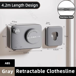 Stainless steel Clothesline 20kg Load-bearing Outdoor Telescopic Clothesline Indoor Wall Hanging