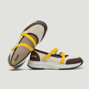 Jeep Mary Jane Womens Shoes 2025 New Fashionable and Versatile One Step Shoes Comfortable and Non tiring Thick soled Walking Shoes
