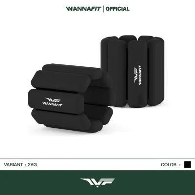 WANNAFIT Ankle / Wrist Bracelet Weight 2kg Adjustable | Gelang Pemberat Tangan & Kaki | Latihan Beban