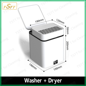 【Original】Mini Washing Machine With Dryer 4.5L Timing Portable Travelling USB Electric Cleaning Buckets Socks Underwear Baby Cloth Special UV Ultrasonic Sterilization Automatic Laundry Machine