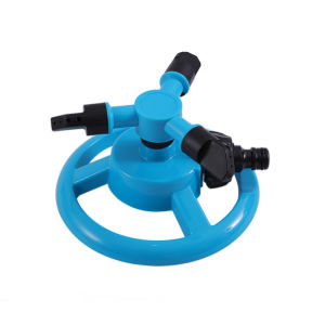 Garden Sprinkler Automatic Lawn Sprinkler 360 Degree Rotating 3 Arms Adjustable Water Sprinklers for Garden Yard