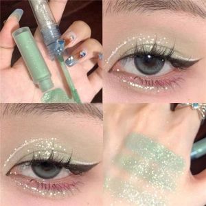 Double-headed Liquid Eye Shadow Matte Sequins Pearlescent Eye Makeup Lying Silkworm Brightening Fine Diamond Eyeshadow Cosmetic